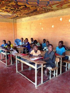 Aula del CIEPYD con los niños de la séptima promoción
