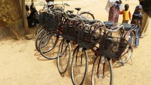 Bicycles ready to be delivered