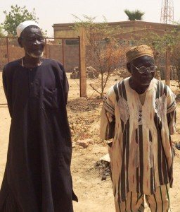 Zongo's Naaba with one of his counselors