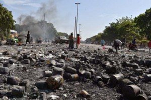 Antes de la operación "mana-mana". Foto "lefaso.net"