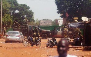 Le RSP qui controlle les rues de Ouagadougou. Photo:  Joe Penny/Reuters