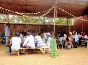 Réunion avec les parents des enfants de la rue