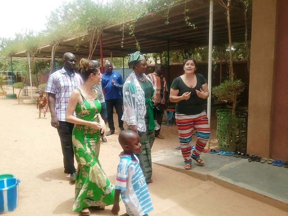 Visita Alcaldesa hangar