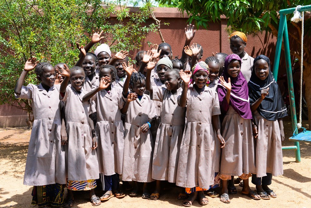 Girls from FAR’s 7th “unschooled girls” class